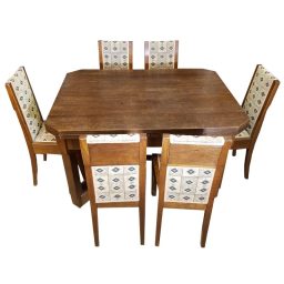 Early 20th Century Josef Gočár Arts and Crafts Style Dining Suite