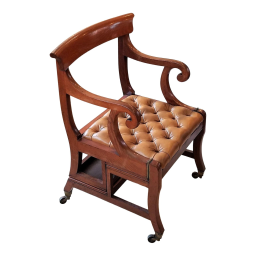 Circa 1815 Mahogany Metamorphic Folding Library Steps Chair
