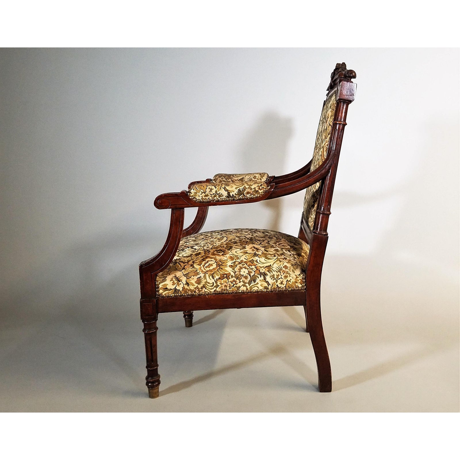 Circa 1910 Pair of French Louis XVI Style Armchairs - Image 5