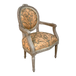 Circa 1940 French Louis XVI Style Children's Armchair Attributed to Maison Jansen