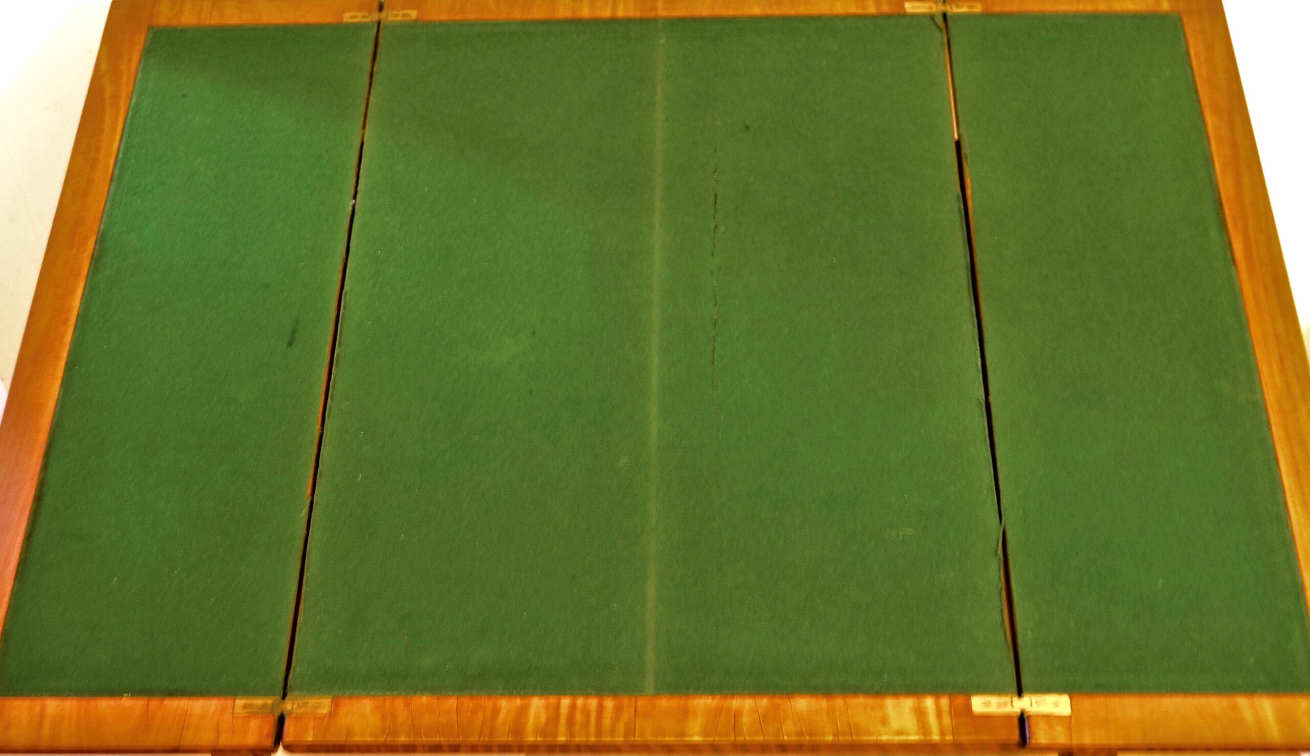 Circa 1910 Edwardian Satinwood Hand-Painted Game Table - Image 11
