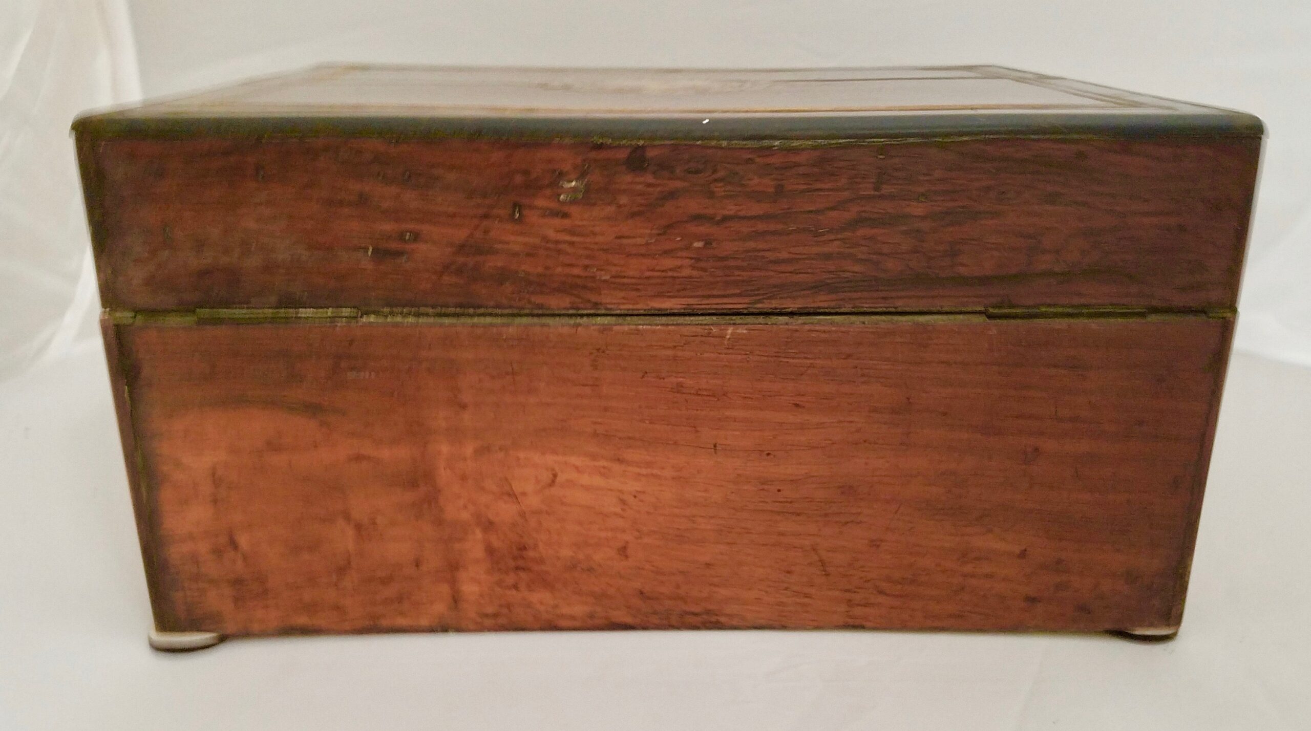 Circa 1859 English Edwardian Rosewood Toiletry Box - Image 8