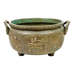19th Century Japanese Bronze Jardinière