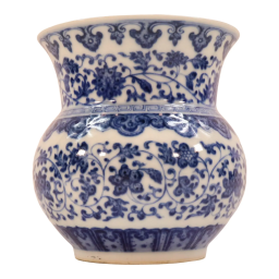 Late 19th Century Chinese Ming Style Blue & White Zhadou