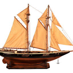 Hand Built Pond Yacht Model