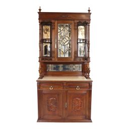 Circa 1760 French Louis XV Walnut Cabinet