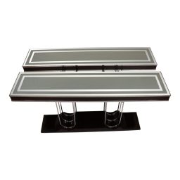 Pair of Art Deco Console Tables with Lights