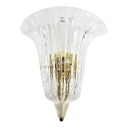 Vintage Murano Bullicante & Gold Aventurine Wall Sconce by Barovier & Toso