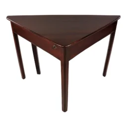Circa 1760 English George III Folding Handkerchief Tuckaway Corner Table