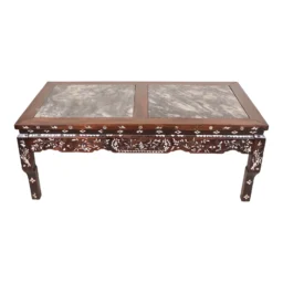 Mid-Century Chinese Coffee Table with Mother of Pearl Inlay