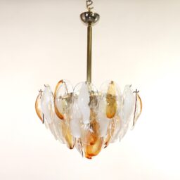 Mid-size Postmodern Murano Glass Pendant Light by La Murrina