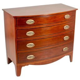 Late American Federal Bowfront Chest of Drawers