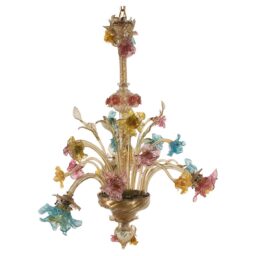 19th Century Baroque Style Traditional Floral Murano Chandelier