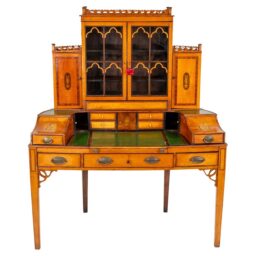 Early 19th Century George the III Satinwood Desk