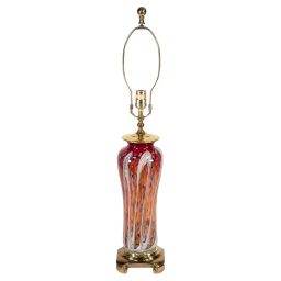 Mid Century Murrine Murano Table Lamp