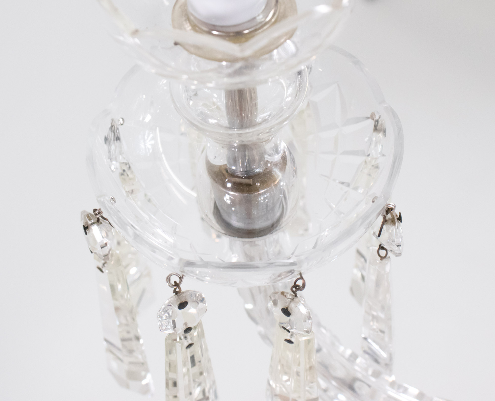 Early 20th Century English Regency Style Waterfall Crystal Chandelier - Image 13