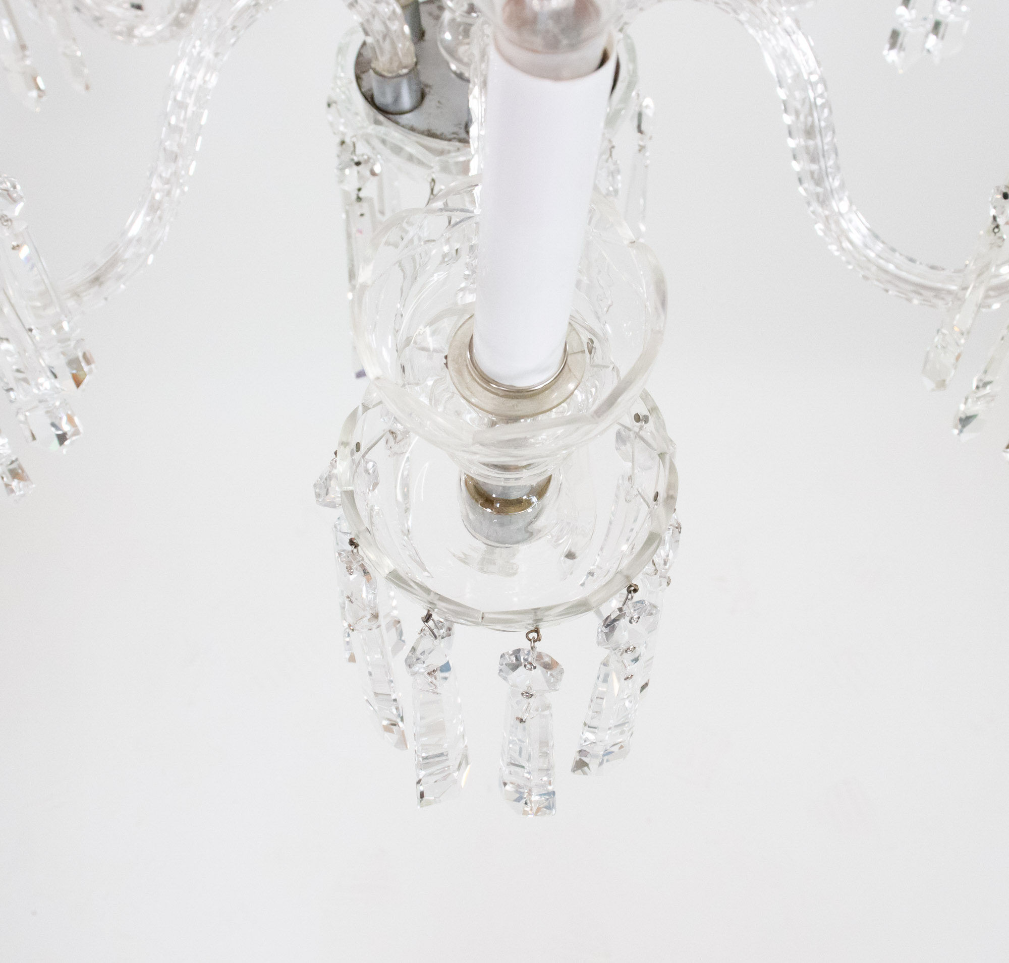 Early 20th Century English Regency Style Waterfall Crystal Chandelier - Image 19