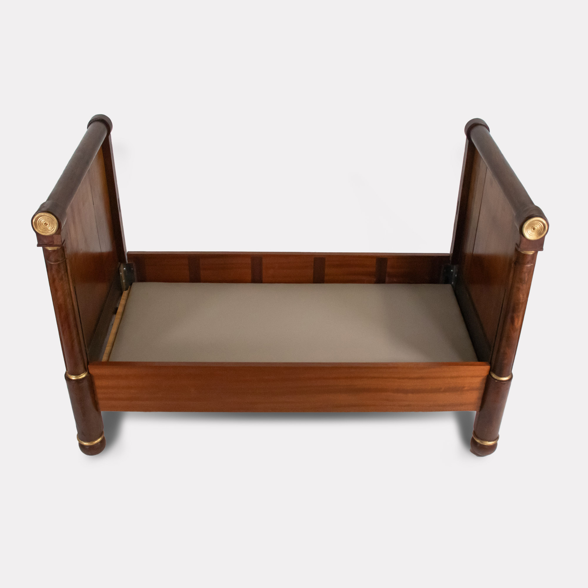 Mid-19th Century French Napoleon III Empire Daybed with Gilt Accents - Image 13