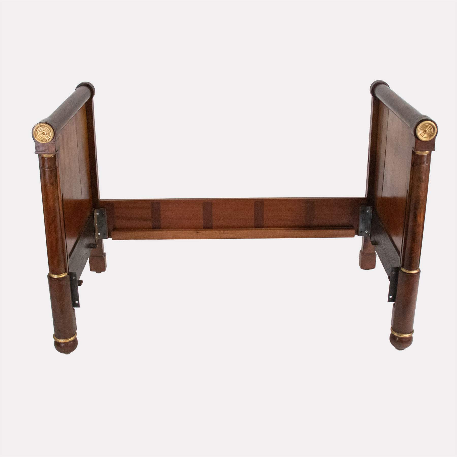 Mid-19th Century French Napoleon III Empire Daybed with Gilt Accents - Image 15