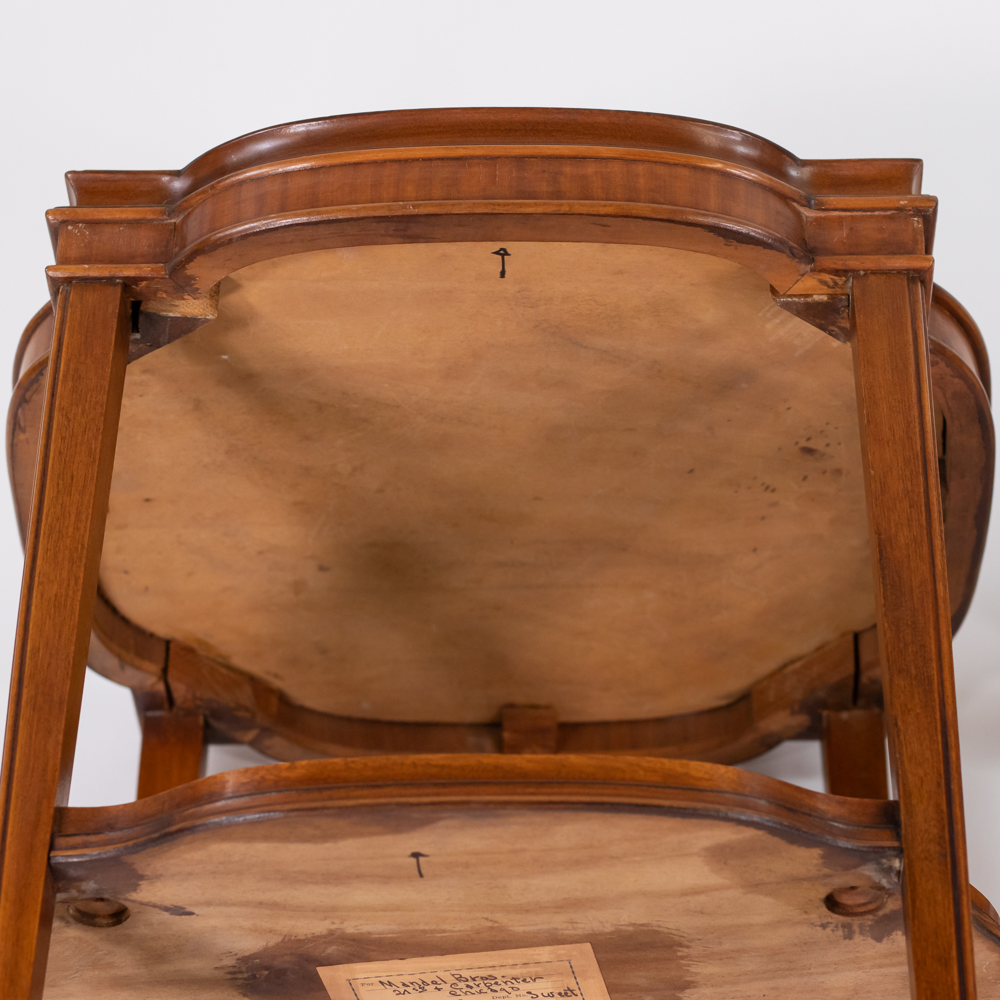 Pair of Mid-Century Italian Satinwood Veneered End Tables - Image 10