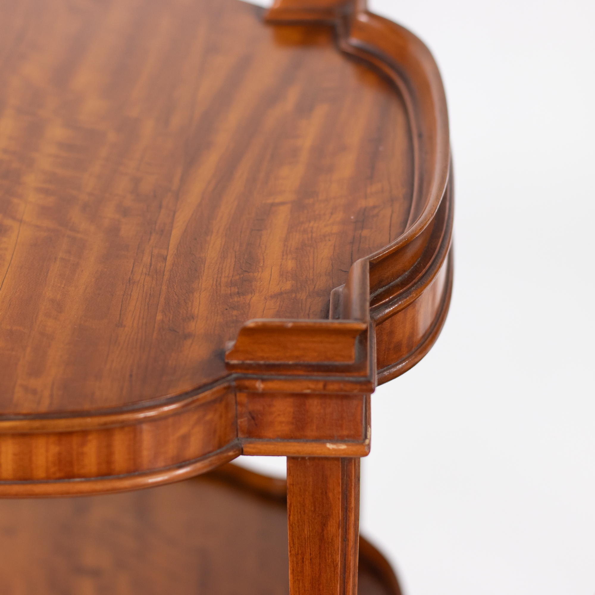 Pair of Mid-Century Italian Satinwood Veneered End Tables - Image 13