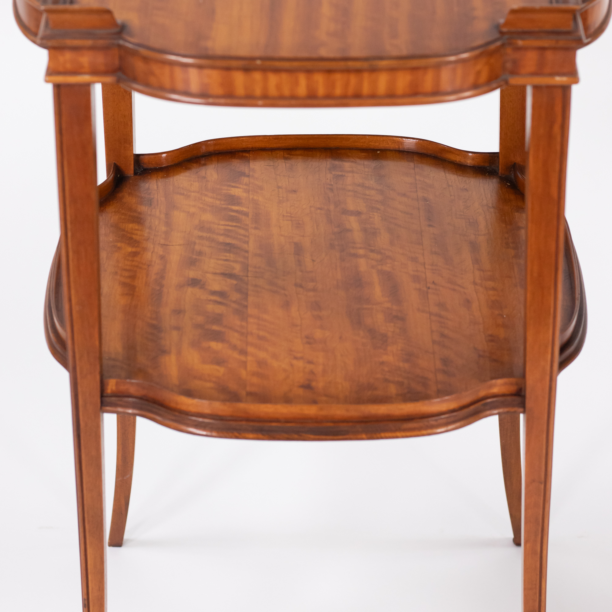 Pair of Mid-Century Italian Satinwood Veneered End Tables - Image 16