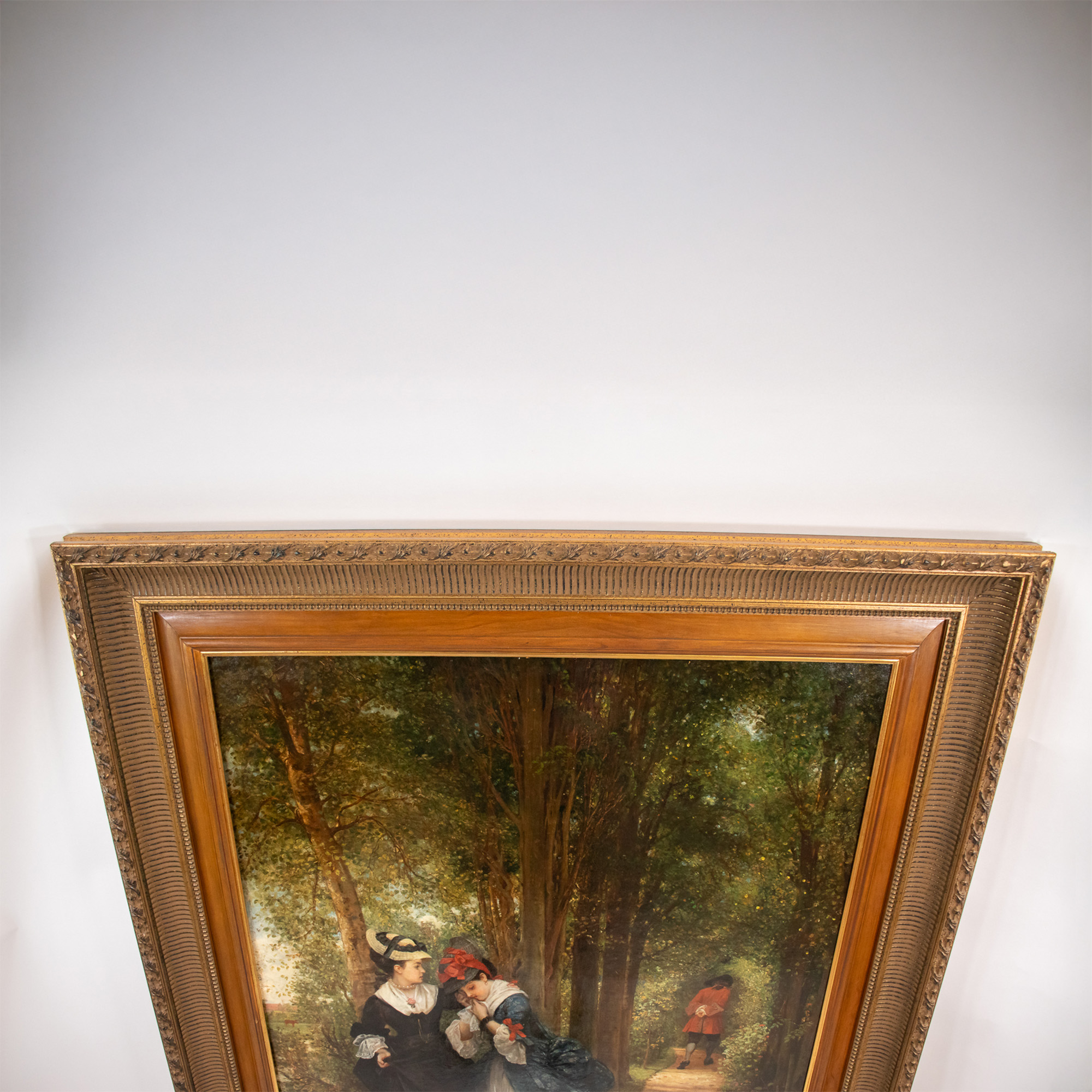 Large Late 19th Century Oil on Canvas Genre Scene attributed to George Adolphus Storey R.A. (British 1834-1919) - Image 19
