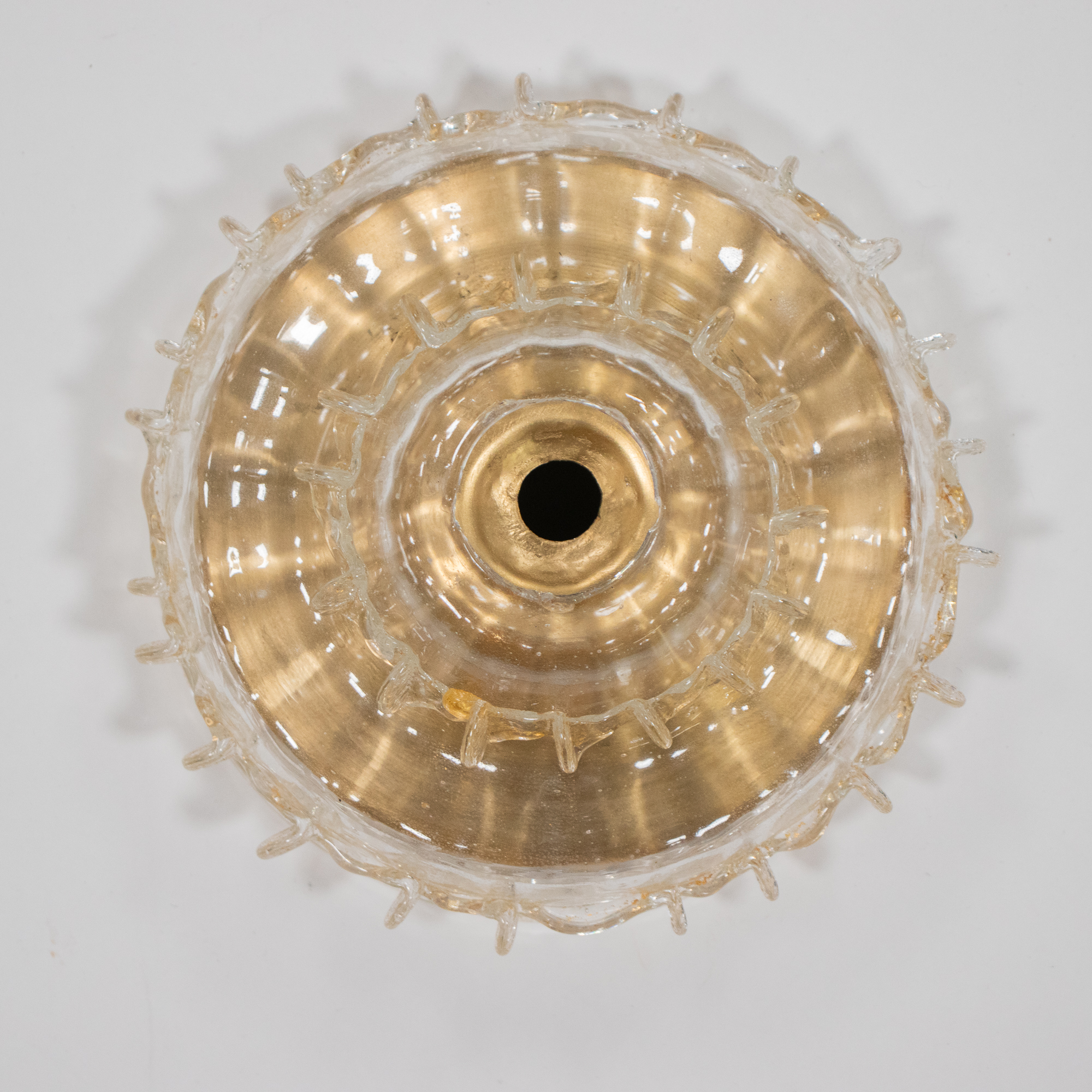 Vintage Ca’ Rezzonico Style Gold‑Infused Murano Chandelier in the Manner of Giuseppe Briati - Image 19
